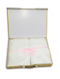 TWLP011  Self-made towel box  order fashion towel box  two bath towel package  self-order towel box  towel box manufacturer front view